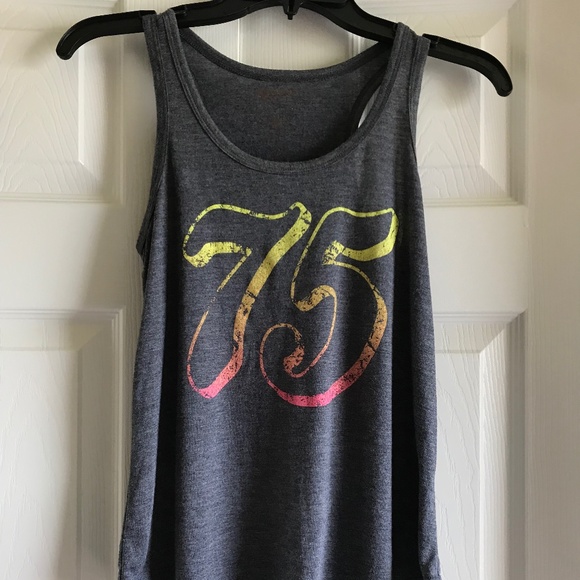 Gray Arizona Jeans tank top with 75 on the front, SZ Small , NWOT - Picture 1 of 4